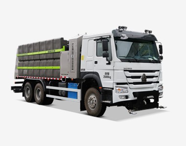 รถบรรทุกกำจัดหิมะเปียก